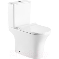 Унитаз напольный Azario Fretta Round N AZ-1038A (с сиденьем)