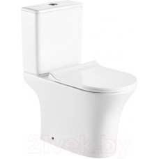 Унитаз напольный Azario Fretta Round N AZ-1038A (с сиденьем)