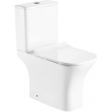 Унитаз напольный Azario Fretta Square AZ-5121 (с сиденьем)