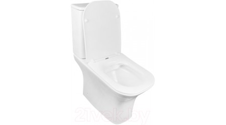 Унитаз напольный Azario Fretta Square AZ-5121-G (с сиденьем)