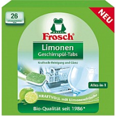Таблетки для посудомоечных машин Frosch Лимон (26шт)