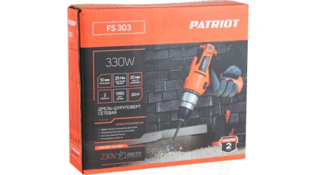 Дрель-шуруповерт PATRIOT FS 303