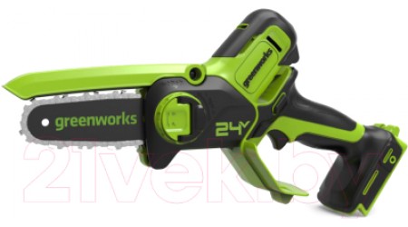 Электропила цепная Greenworks G24MCS10 / 2008207 (без АКБ и ЗУ)