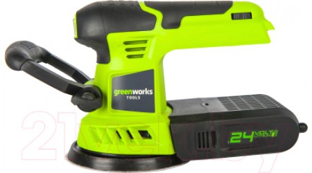 Эксцентриковая шлифовальная машина Greenworks G24ROS (3100107)