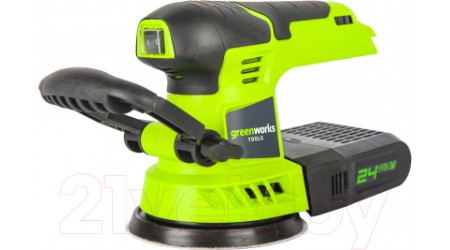 Эксцентриковая шлифовальная машина Greenworks G24ROS (3100107)