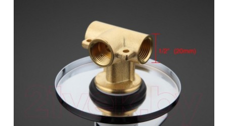 Смеситель Gappo G7248 (белый/хром) 