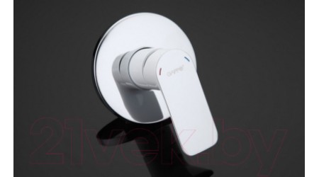 Смеситель Gappo G7248 (белый/хром) 