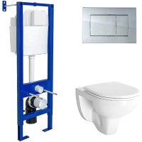 Унитаз подвесной с инсталляцией Berges Gamma / 042429