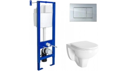 Унитаз подвесной с инсталляцией Berges Gamma / 042429