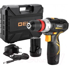 Аккумуляторная дрель-шуруповерт Deko GCD12DU3 / 063-4115