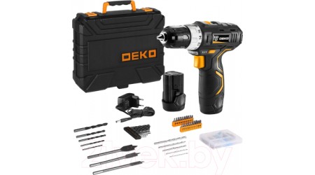 Аккумуляторная дрель-шуруповерт Deko GCD12DU3 / 063-4148