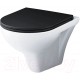 Унитаз подвесной AM.PM Gem CK90H0303B (черный, с гигиеническим душем)