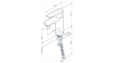 Смеситель AM.PM Gem F90A02100 