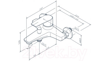 Смеситель AM.PM Gem F90A10000 
