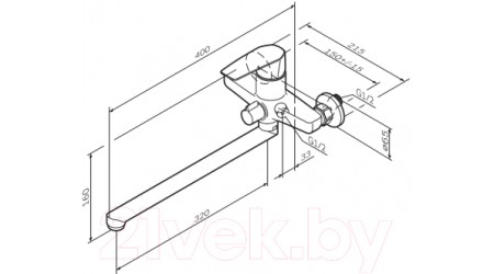 Смеситель AM.PM Gem F90A90000 