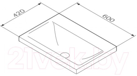 Умывальник AM.PM Gem M90WCC0602BM