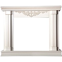 Портал для камина InterFlame Genius ЕС для Panoramic 25 (белый/золотая патина)