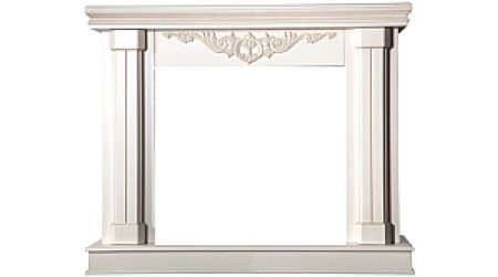 Портал для камина InterFlame Genius ЕС для Panoramic 25 (белый/золотая патина)