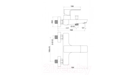 Смеситель Cersanit Geo 63040 