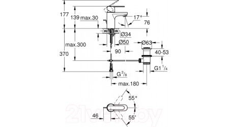 Смеситель GROHE Get 32883000 