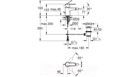 Смеситель GROHE Get 32885000 