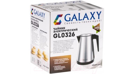 Электрочайник Galaxy GL 0326 (стальной)