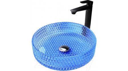 Умывальник Abber Glas AK2301DB (синий)