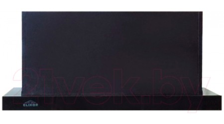 Вытяжка телескопическая Elikor Интегра Glass 60П-650-В2Л (черный/стекло черное)