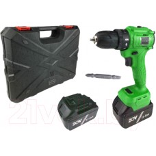 Аккумуляторная дрель-шуруповерт Zitrek Greenpower 20 Pro SET 1 / 063-4061