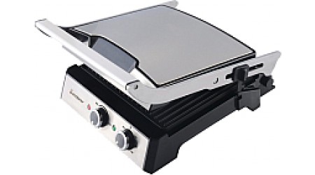 Электрогриль Endever Grillmaster 230 (серебристый/черный)