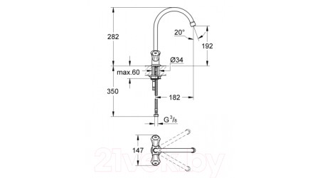 Смеситель GROHE Costa L 31831001 