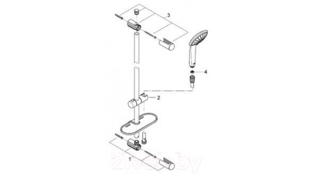 Душевой гарнитур GROHE Euphoria 27243001