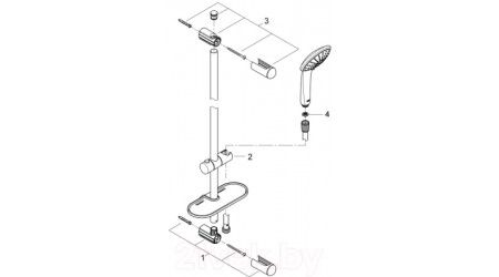 Душевой гарнитур GROHE Euphoria Champagne 27232001