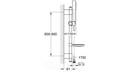 Душевой гарнитур GROHE Euphoria Cosmopolitan 27368000