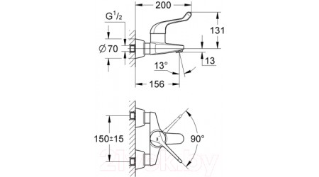 Смеситель GROHE Euroeco Special 32794000 