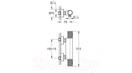 Смеситель GROHE Grohtherm 34776000 