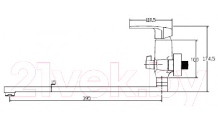 Смеситель Kaiser Guss 68055 