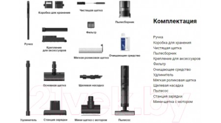 Вертикальный пылесос Dreame H12 Dual Wet and Dry Vacuum / HHV4