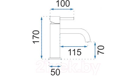 Смеситель PEA H400004 (золотой) 
