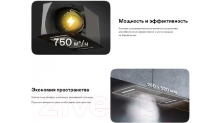 Вытяжка скрытая Garlyn СH-50