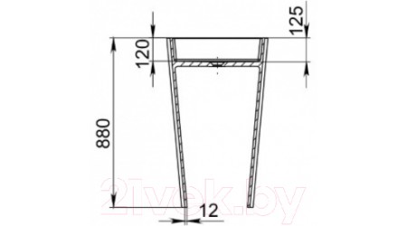 Умывальник Miraggio Halifax Matt