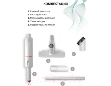 Вертикальный пылесос Lydsto Handheld Vacuum Cleaner H3 / YM-SCXCH302 (белый)