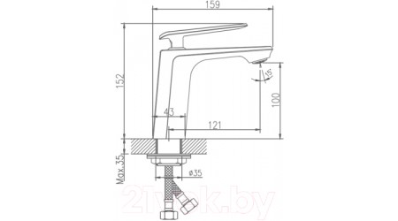 Смеситель Haiba HB10548-8 