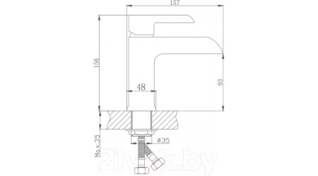 Смеситель Haiba HB12805-7 
