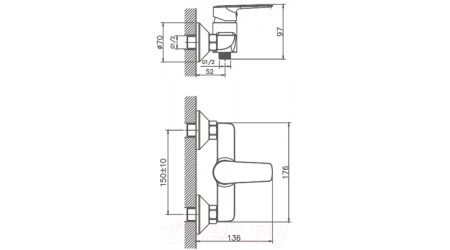 Смеситель Haiba HB20563 