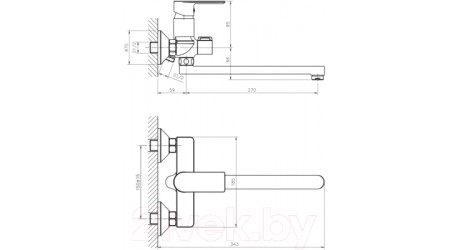 Смеситель Haiba HB22505-8 