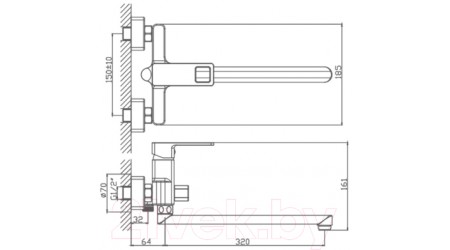 Смеситель Haiba HB22615 