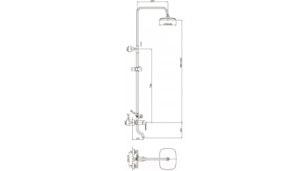 Душевая система Haiba HB2405