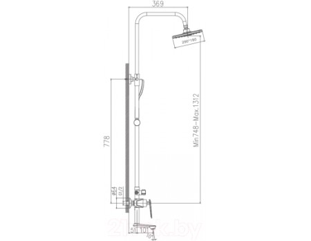 Душевая система Haiba HB24533-3