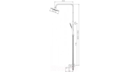 Душевая система Haiba HB24805-7